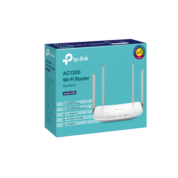 TP-Link Archer C50 AC1200 Dual Band Wi-Fi
